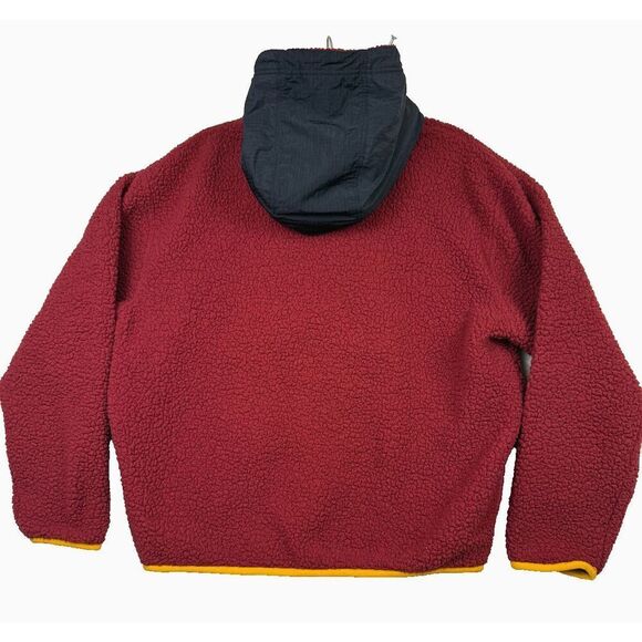 Air Jordan‎ Mens Essential Red Black Yellow Statement Fleece Hoodie Size Small - Picture 2 of 6